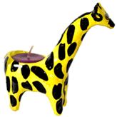 Ceramic Giraffe Candle